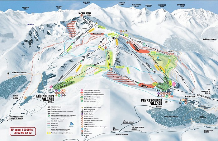 Plan des pistes